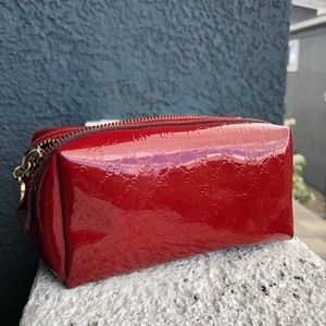 Red Gucci small cosmetic bag 153228 monogram